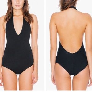 American Apparel Black Bodysuit